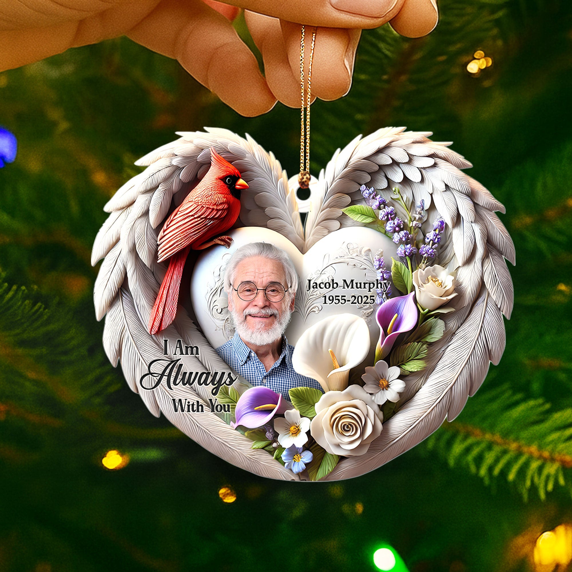 Memorial Ornament - Custom Photo Gifts For Loved Ones 01huti090925-Homacus