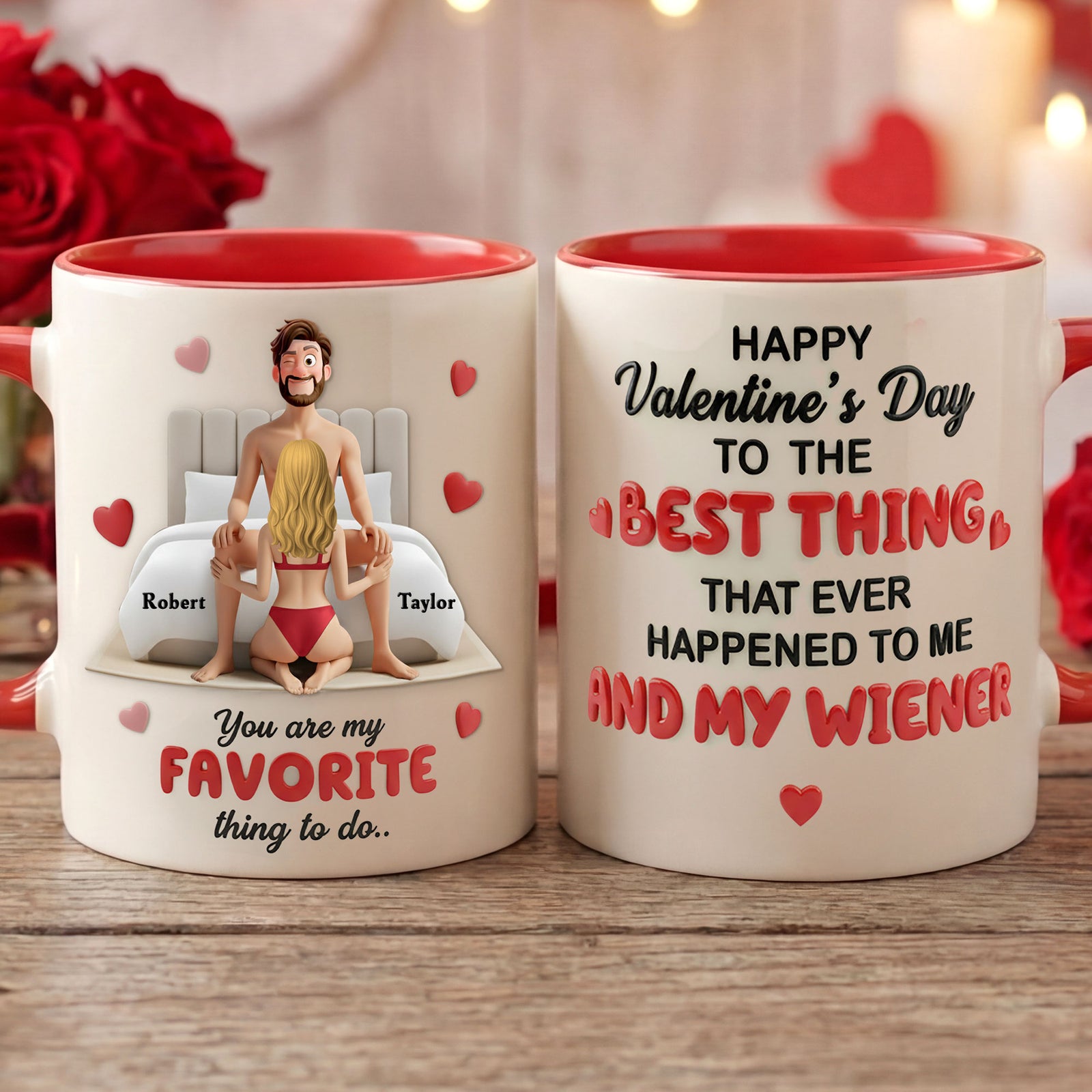 Couple The Best Thing Accent Mug - Personalized Gifts For Couple 02kiti270126-Homacus