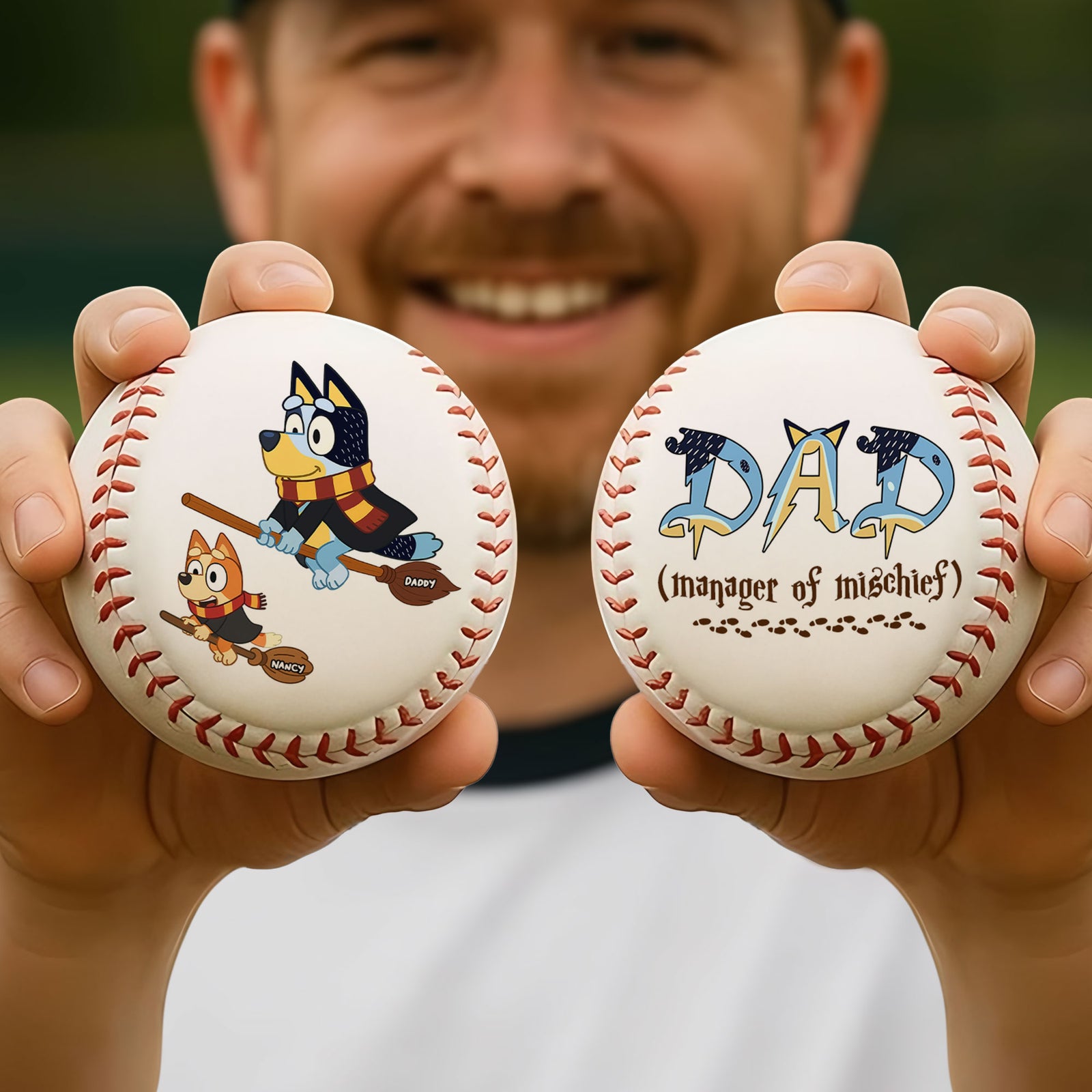 Personalized Gifts For Dad Baseball Magic Dad-Homacus