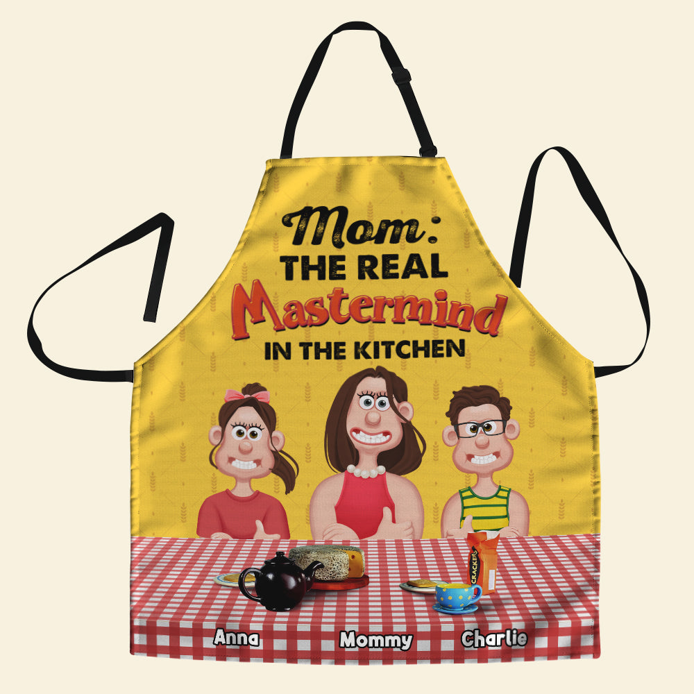 Personalized Gifts For Mom Aprons The Real Mastermind 05ohti180225pa-Homacus
