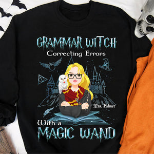 Personalized Gifts For Teacher, Magical Grammar Witch 03QHTI280824PA-Homacus