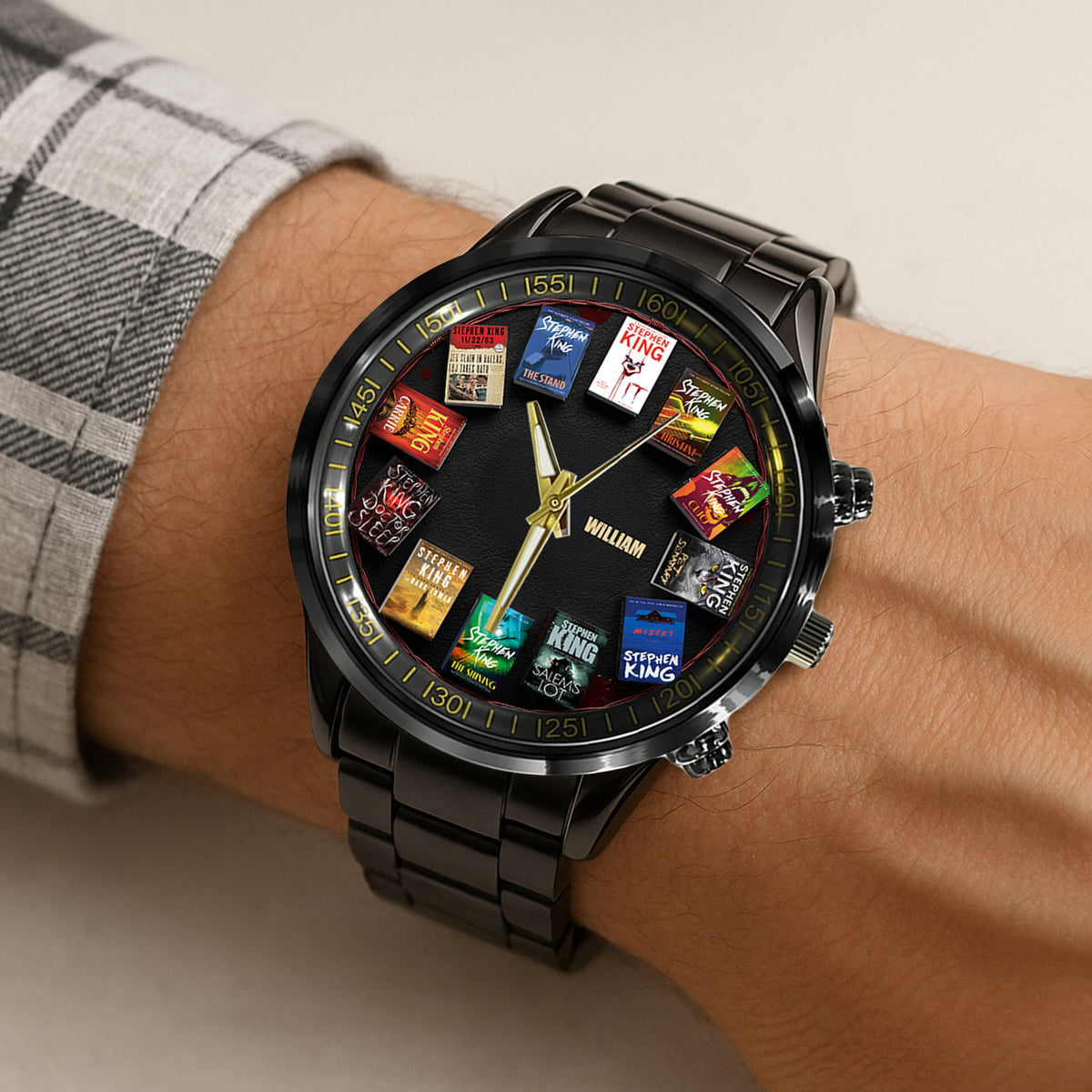 Novel Book Men's Watch - Personalized Gifts For Novel Lovers 04nati050825-Homacus