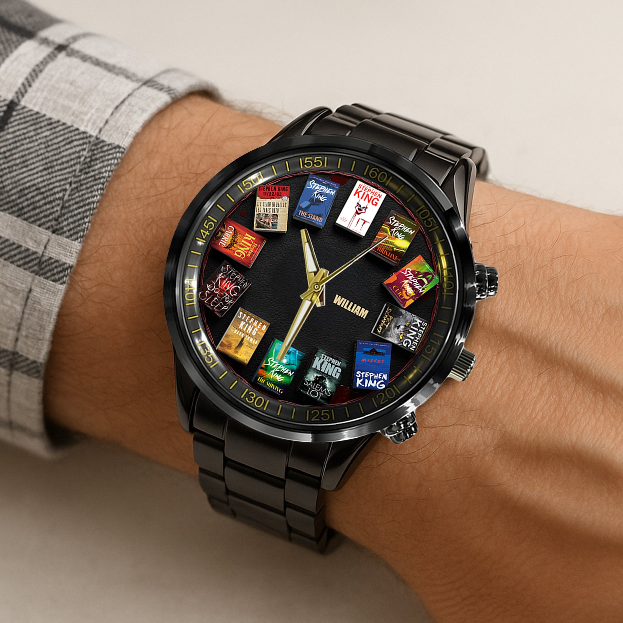 Novel Book Men's Watch - Personalized Gifts For Novel Lovers 04nati050825-Homacus