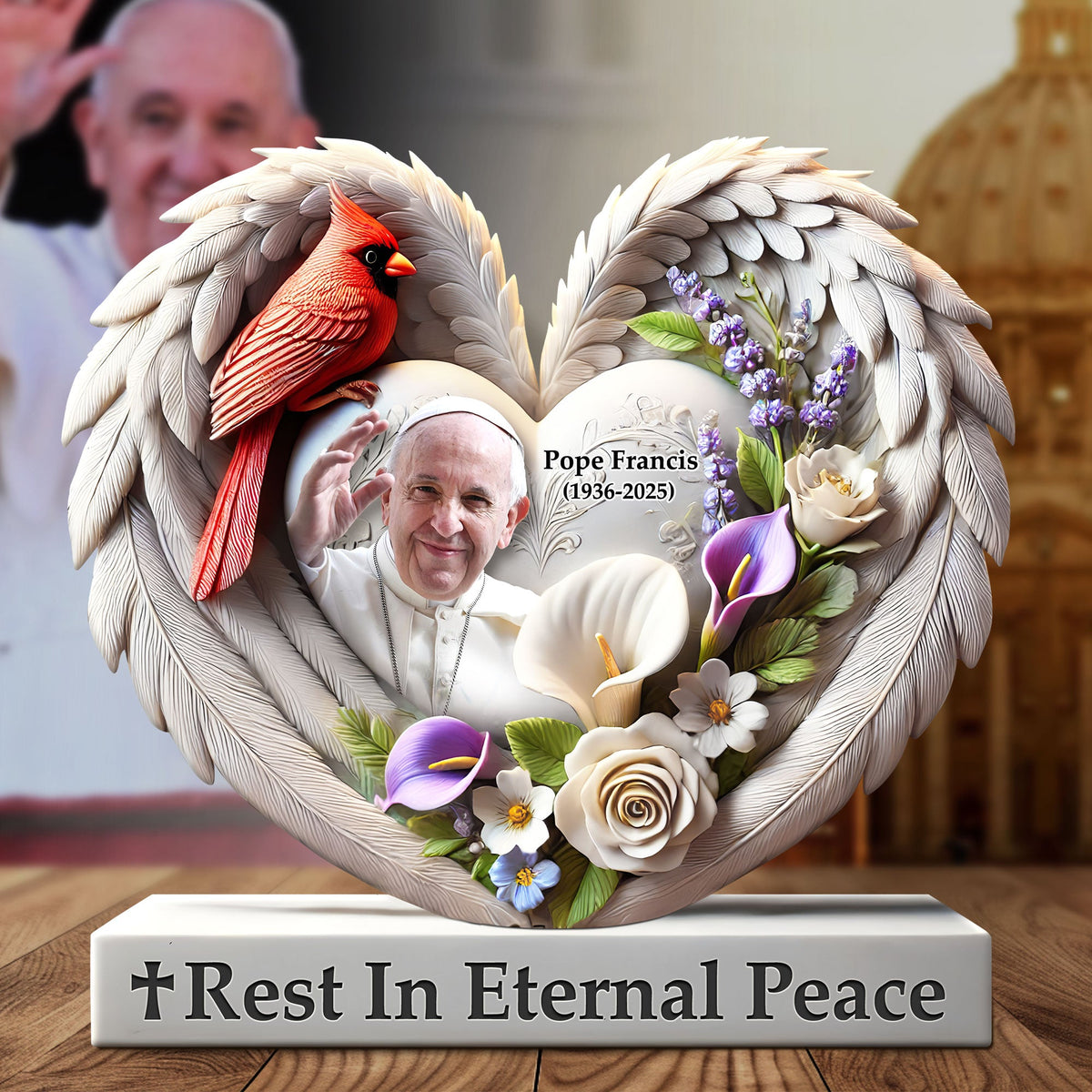 Rest In Eternal Piece Plaque - Gift For Heaven 042HUTI210425-Homacus