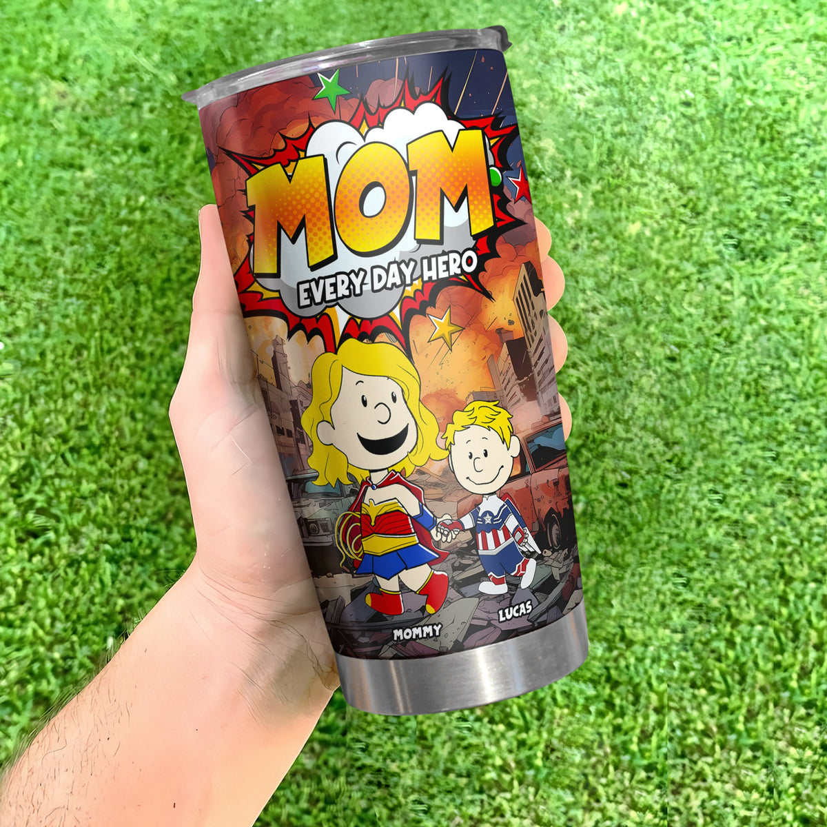 Personalized Gifts For Mom Tumbler Mom Everyday Hero 031toti260325pa-Homacus
