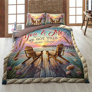 Personalized Gifts For Couple Quilt Bedding Set 03kati140125-Homacus