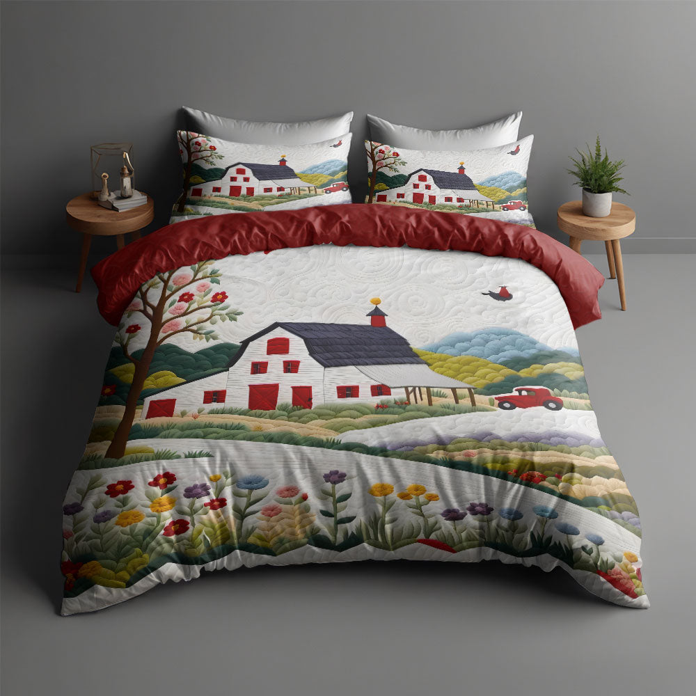 Gifts For Farm Lover Quilt Bed Set 062huti180125-Homacus