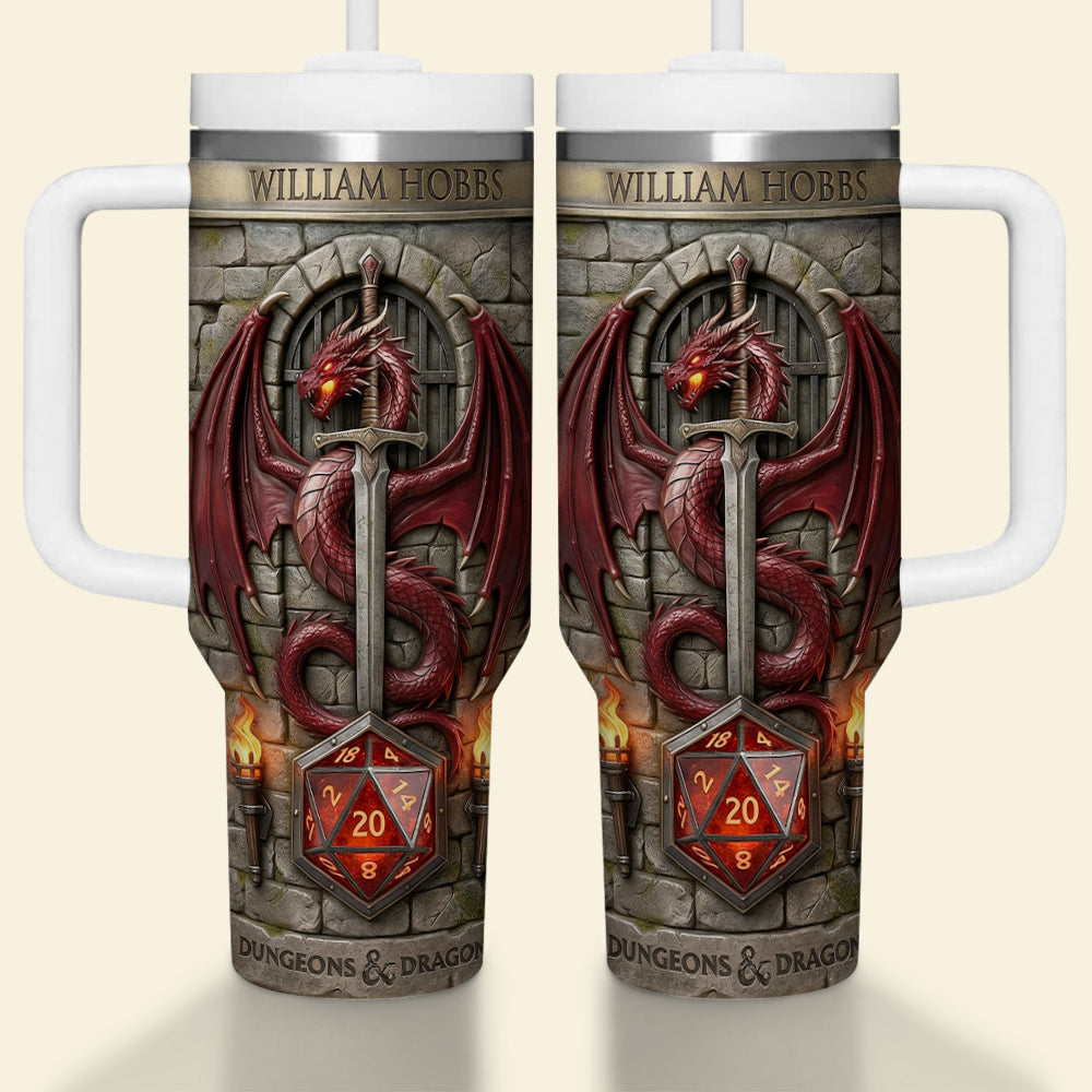 Dragon Tumbler - Personalized Gifts For Dragon Lover 01pati030226-Homacus
