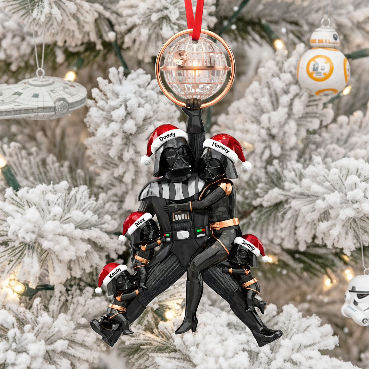 Cosmic Family Tree Ornament - Personalized Gifts For Family 01QHTI240925-Homacus