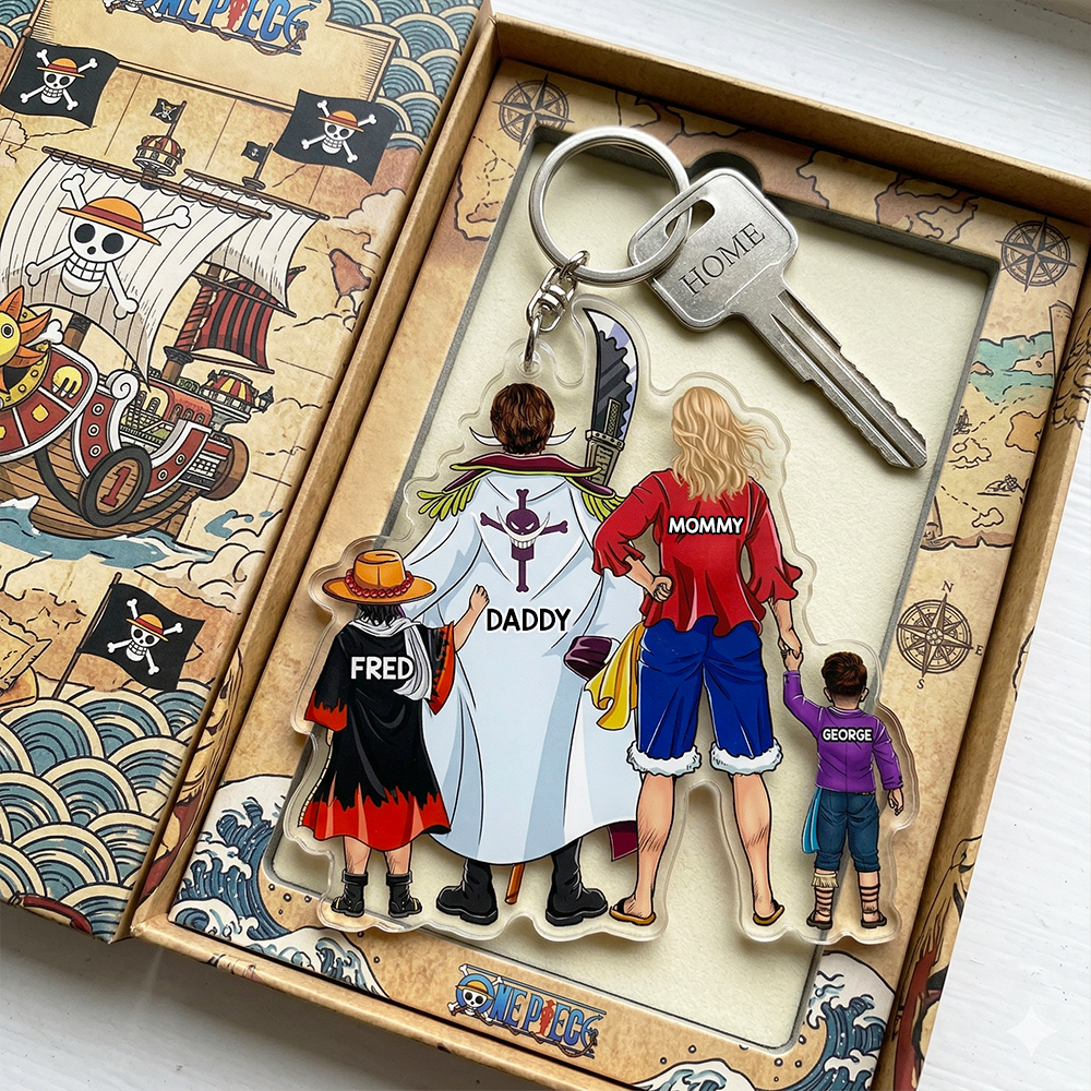 Ocean Crew Family Keychain - Personalized Gift For Family 011qhhu240225pa-Homacus