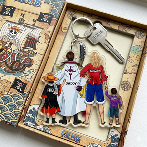 Ocean Crew Family Keychain - Personalized Gift For Family 011qhhu240225pa-Homacus