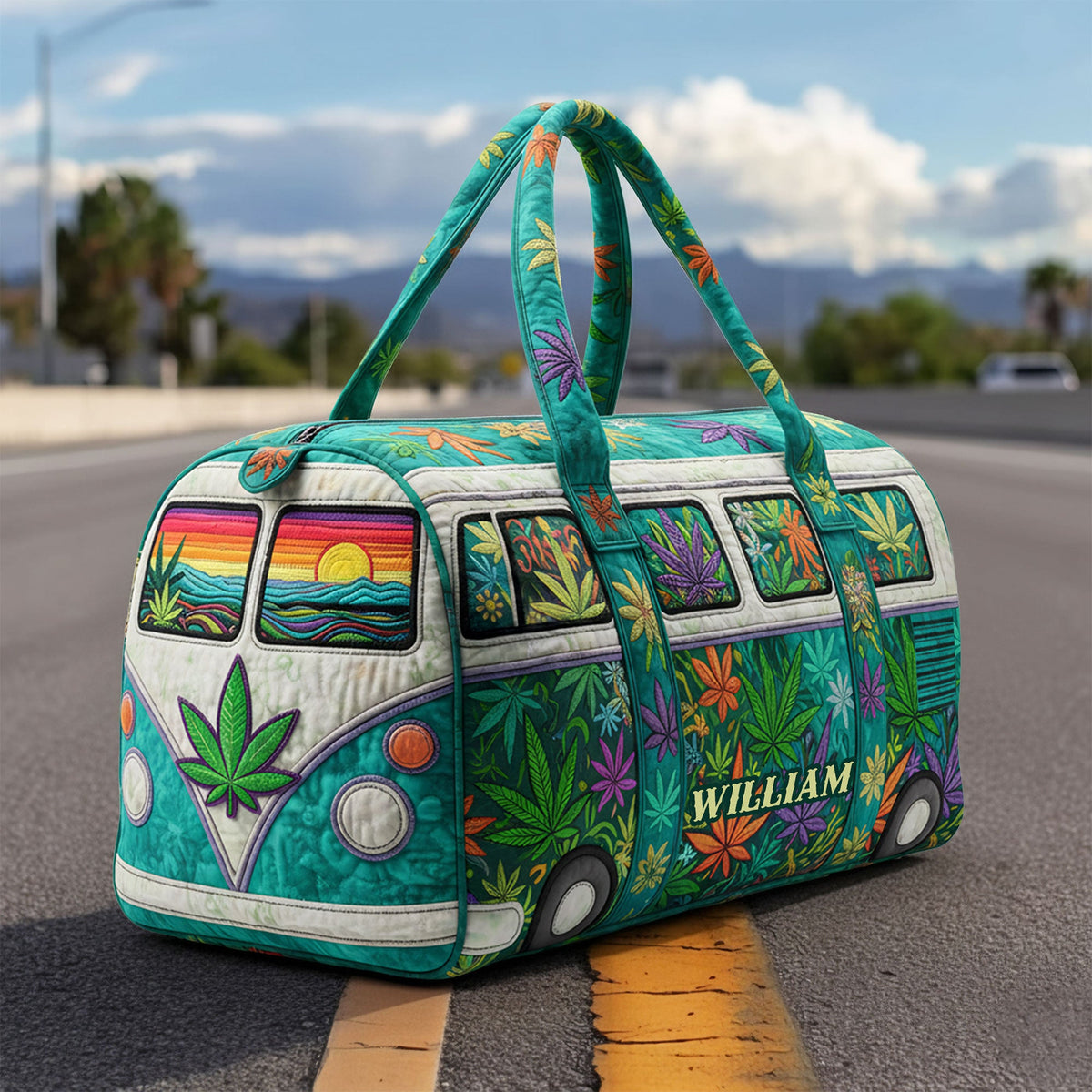 Personalized Gifts For Herb Lover Quilted Duffle Bag 04toti180925-Homacus