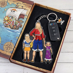 Mom's Crew Keychain - Personalized Gifts For Mom 021qhhu220225pa-Homacus