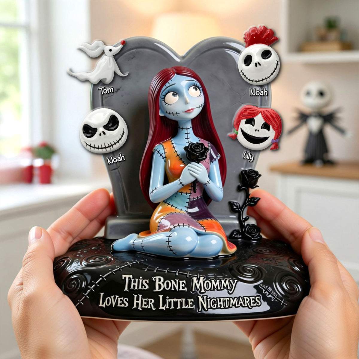 Bone Mommy & Little Kids Acrylic Plaque - Personalized Gift For Mom 03OHTI030426-Homacus