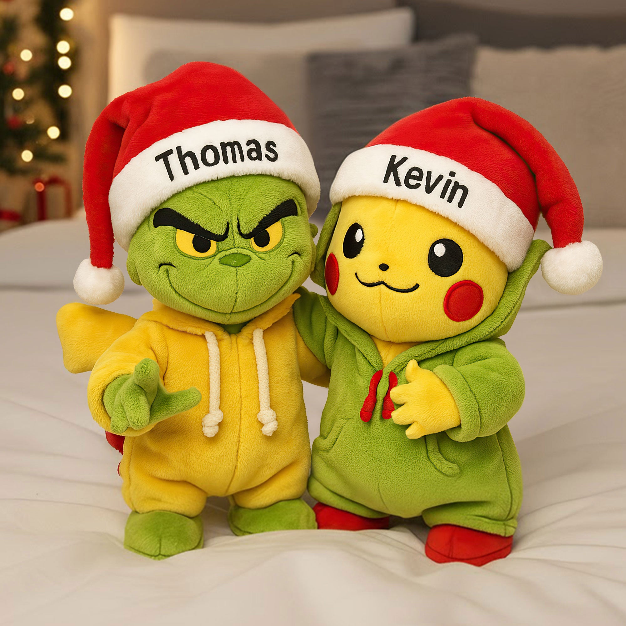 Friends, Couple Pillow - Personalized Gifts For Besties, Couple Christmas Pillow 02HUTI141125-Homacus