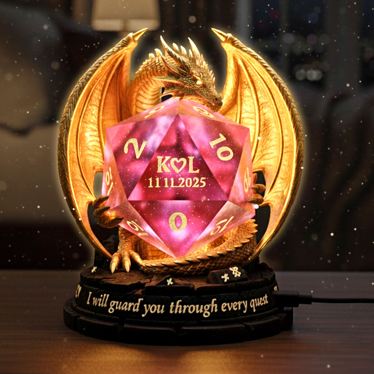 Fantasy Creature Acrylic Light Box - Personalized Gifts For Couples 01hyti051225-Homacus