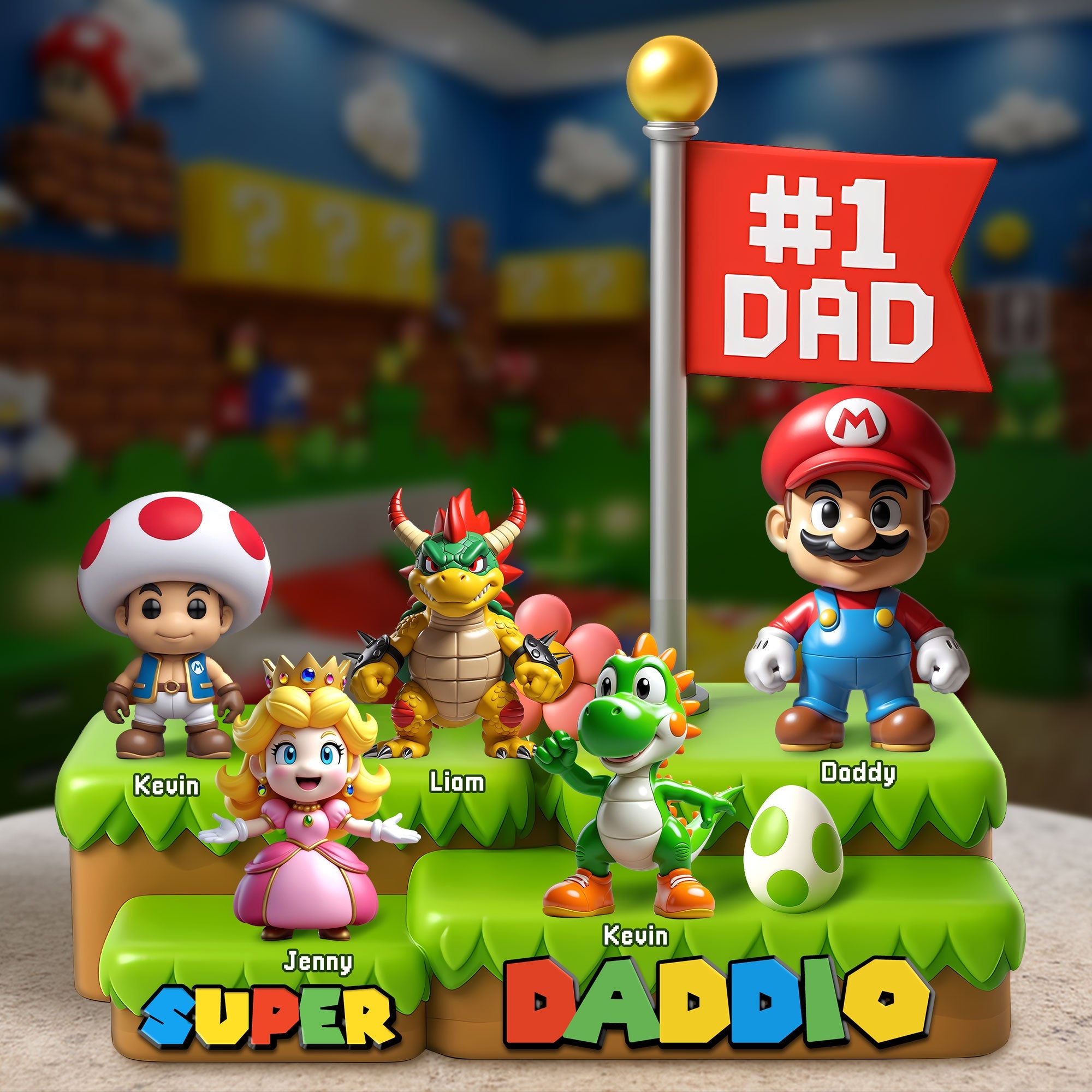 Super Daddio Plaque - Personalized Gifts For Dad 04nati020525-Homacus
