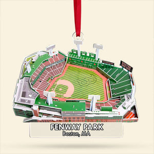 Personalized Gift For Baseball Lovers, Baseball Stadium Field Ornament 02QHTI161024-Homacus