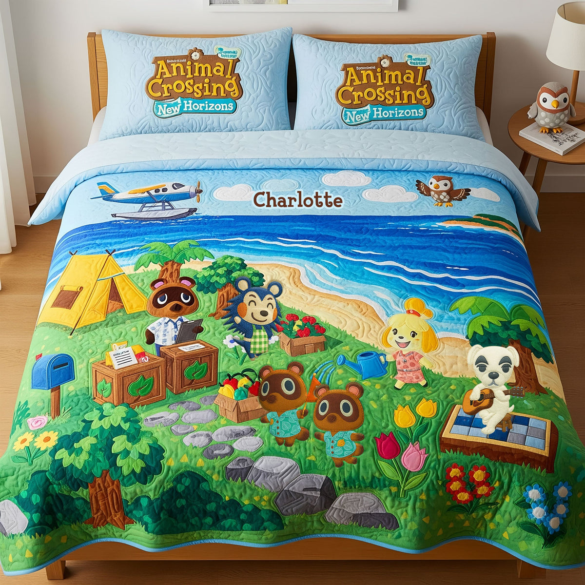 Cute Animal Quilt Bedding Set - Personalized Gifts For Game Lovers 05nati140725-Homacus