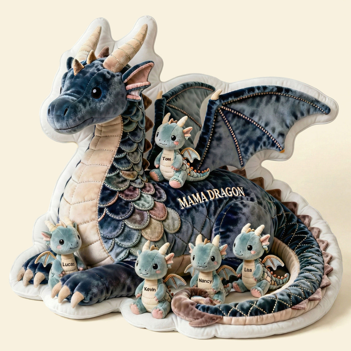 Dragon Mom Pillow - Personalized Gifts For Mother's Day Pillow 04NATI110226-Homacus