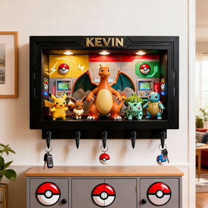 Pocket Monster Acrylic Key Hanger - Personalized Gifts For Movie & Game Lovers 01nati140126-Homacus