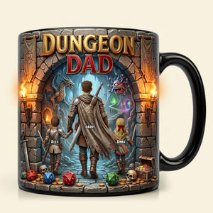 Adventure Underground Dad Magic Coffee Mug - Personalized Gifts For Father's Day Magic Mug 02NATI290426-Homacus
