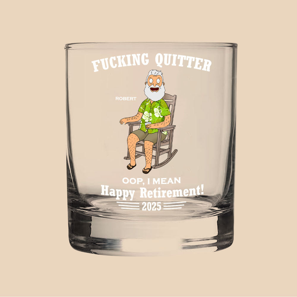 Personalized Gifts For Retirement Whiskey Glass 05huti270225pa-Homacus