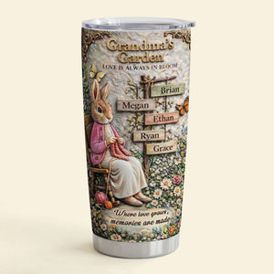 Grandma's Garden Tumbler - Personalized Gifts For Grandma and Mom 03tyti090326-Homacus