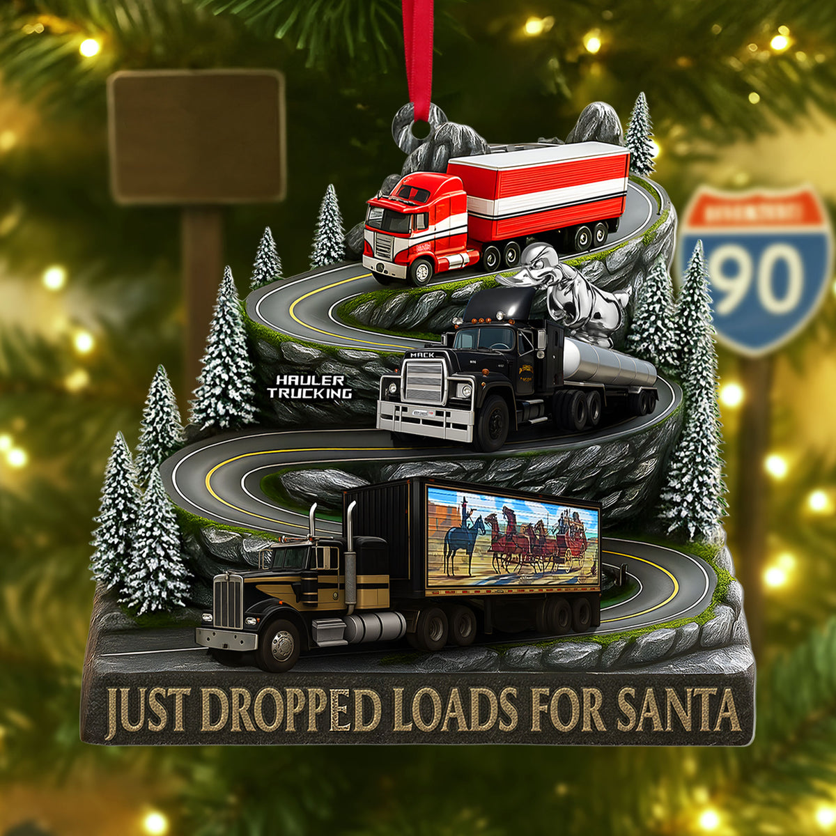 Classic Trucks Christmas Ornament, Personalized Gifts For Truckers 02qhti150925-Homacus