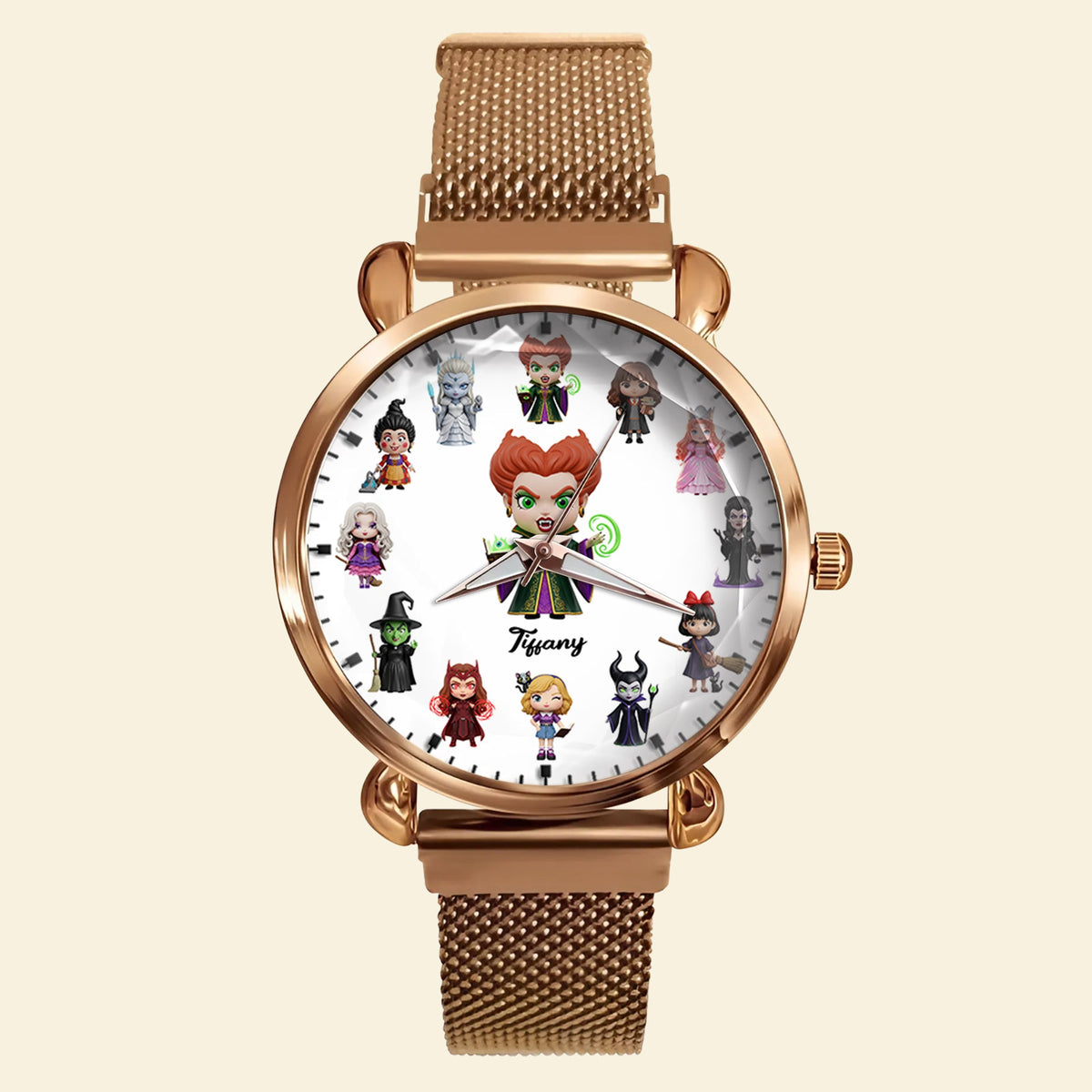 Witch Mesh Strap Quartz Watch - Personalized Gifts For Witch Fans 04nati180725-Homacus