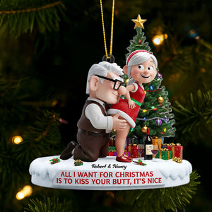 Old Naughty Couple Ornament - Personalized Gifts For Couple 03ohti100925-Homacus