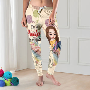 Personalized Gifts For Crochet Lover Sweatpants I'm A Hooker In My Spare Time 02tgti021224hh-Homacus