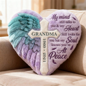 Heaven Angel Wing Shaped Pillow - Personalized Keepsake To Remember Loved One 03QHTI191225-Homacus