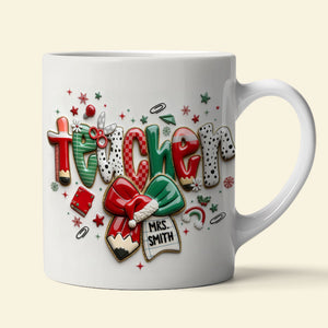 Merry Conquette Teacher Mug, Personalized Gifts For Teacher & Other Education-Related Job Titles 03QHTI201125-Homacus