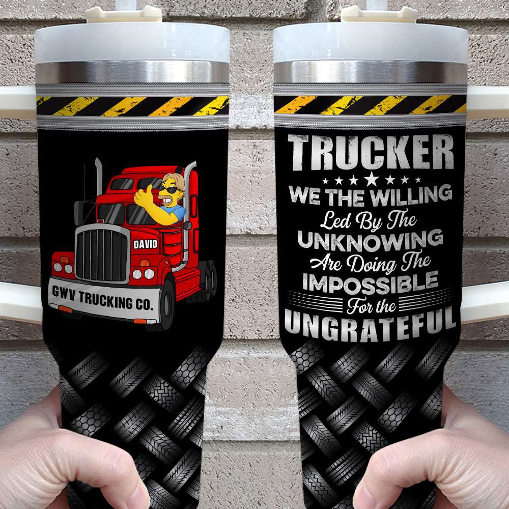 Personalized Gifts For Truck Driver, Sarcastically Tough Trucker 04qhti170724hg-Homacus