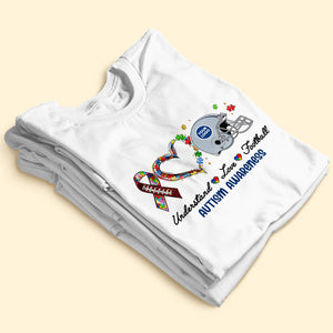 Personalized Gifts For American Football Lovers Autism Awareness Shirt 06huti210225-Homacus