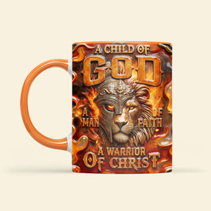 Lion Of Judah Warriors In Fire Accent Mug, Personalized Gifts For Christians 01qhti200126-Homacus