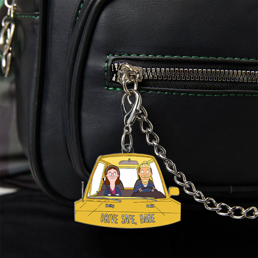 Personalized Gifts For Couple Keychain, Drive Safe [Custom Nickname] 03qhti050225hg-Homacus