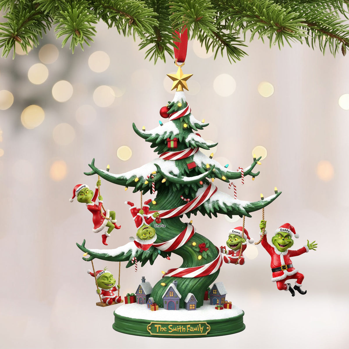 Mischief Family Christmas Personalized Ornament Gifts For Family 04TOTI161025-Homacus