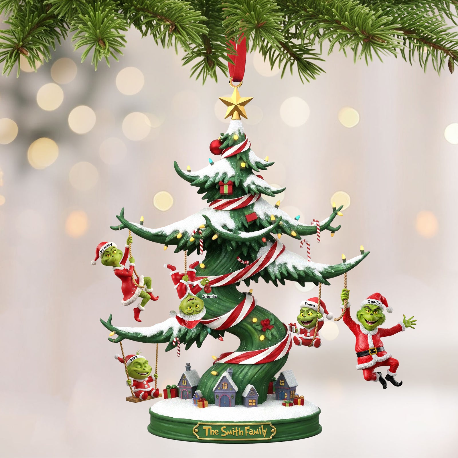 Mischief Family Christmas Personalized Ornament Gifts For Family 04TOTI161025-Homacus