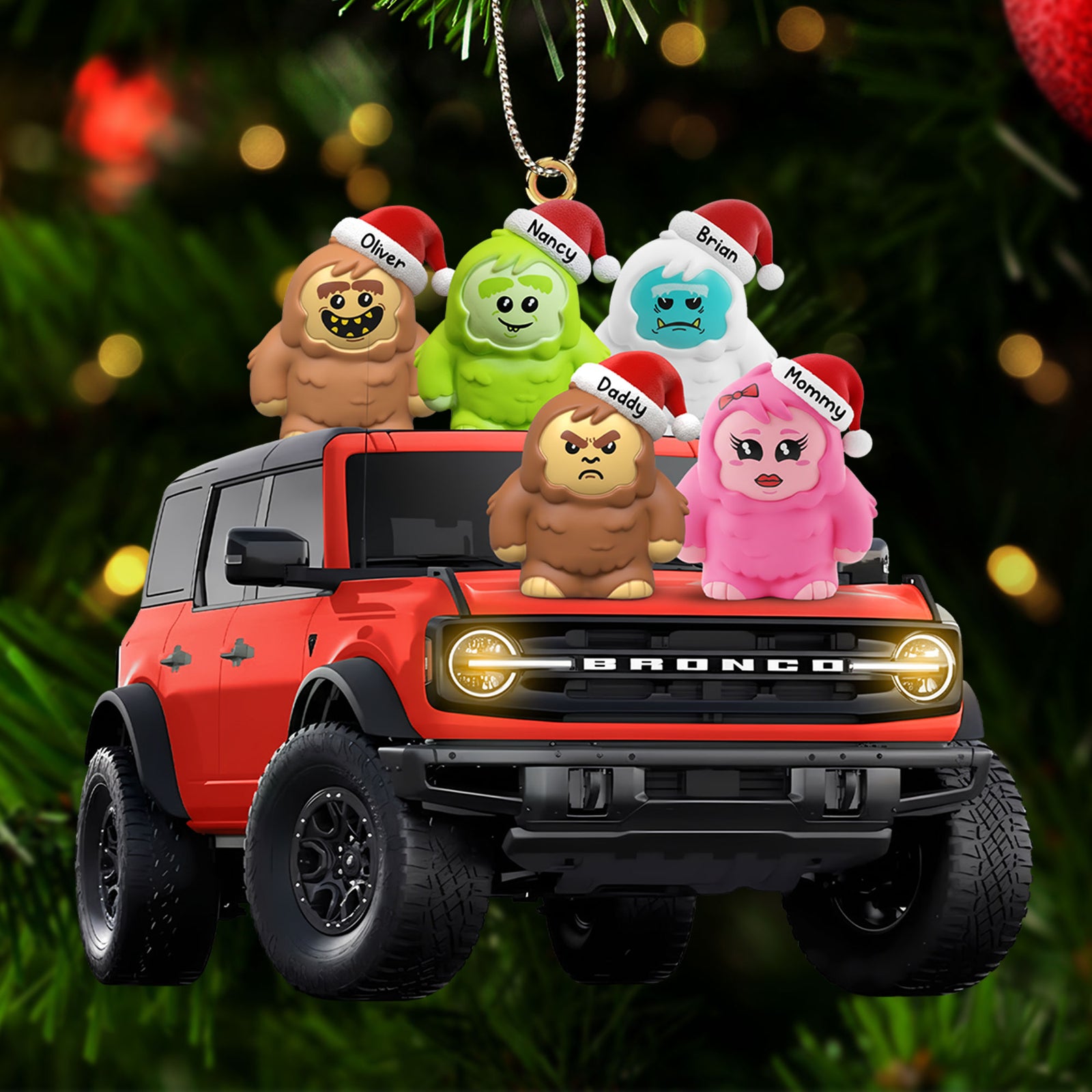 Fun Wild Off-road Gang Acrylic Ornament, Personalized Gifts For Off-road Lovers 02QHTI291025-Homacus