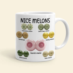 Funny Melon Coffee Mug - Personalized Gifts For Her Coffee Mug 01OHTI241125-Homacus