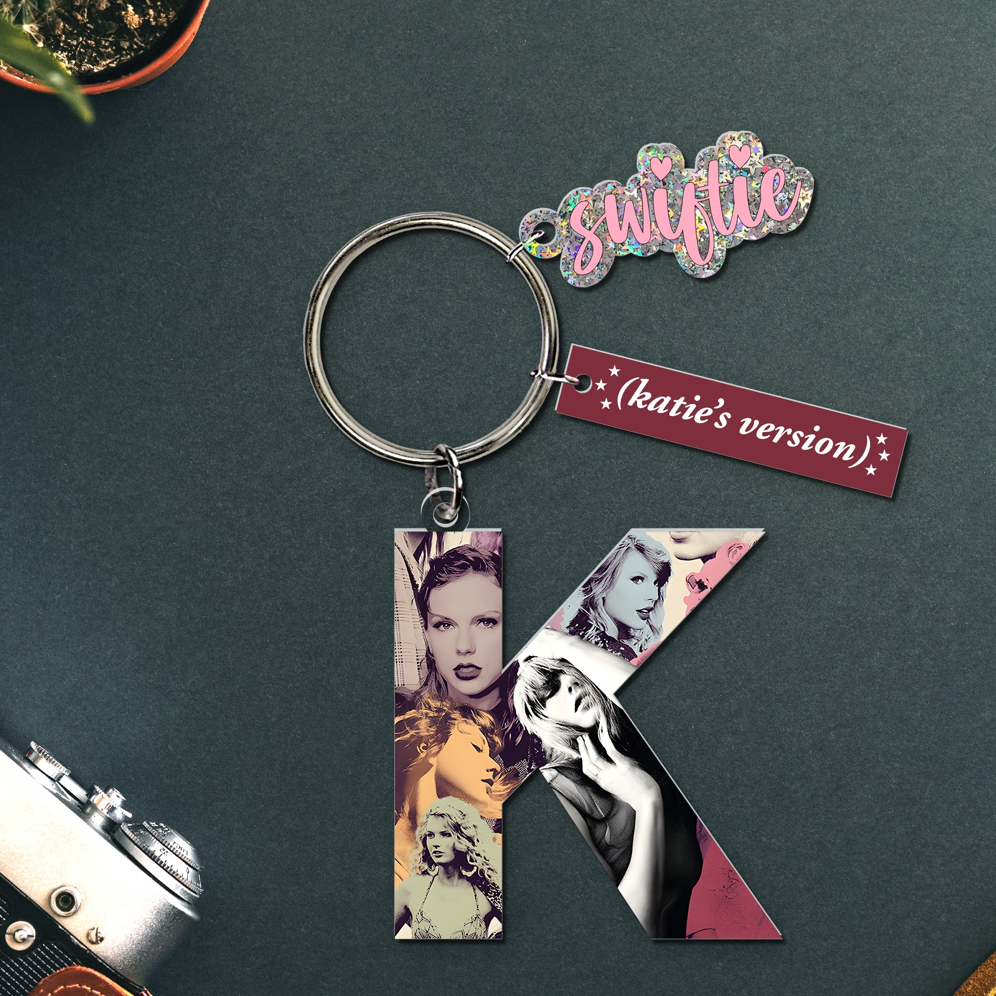 Personalized Gifts For Music Fan Keychain With Charms 01nadc180624-Homacus