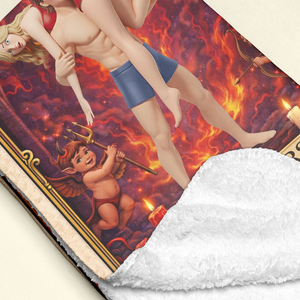 The Lovers Blanket - Personalized Gifts For Couple 01huti020226-Homacus