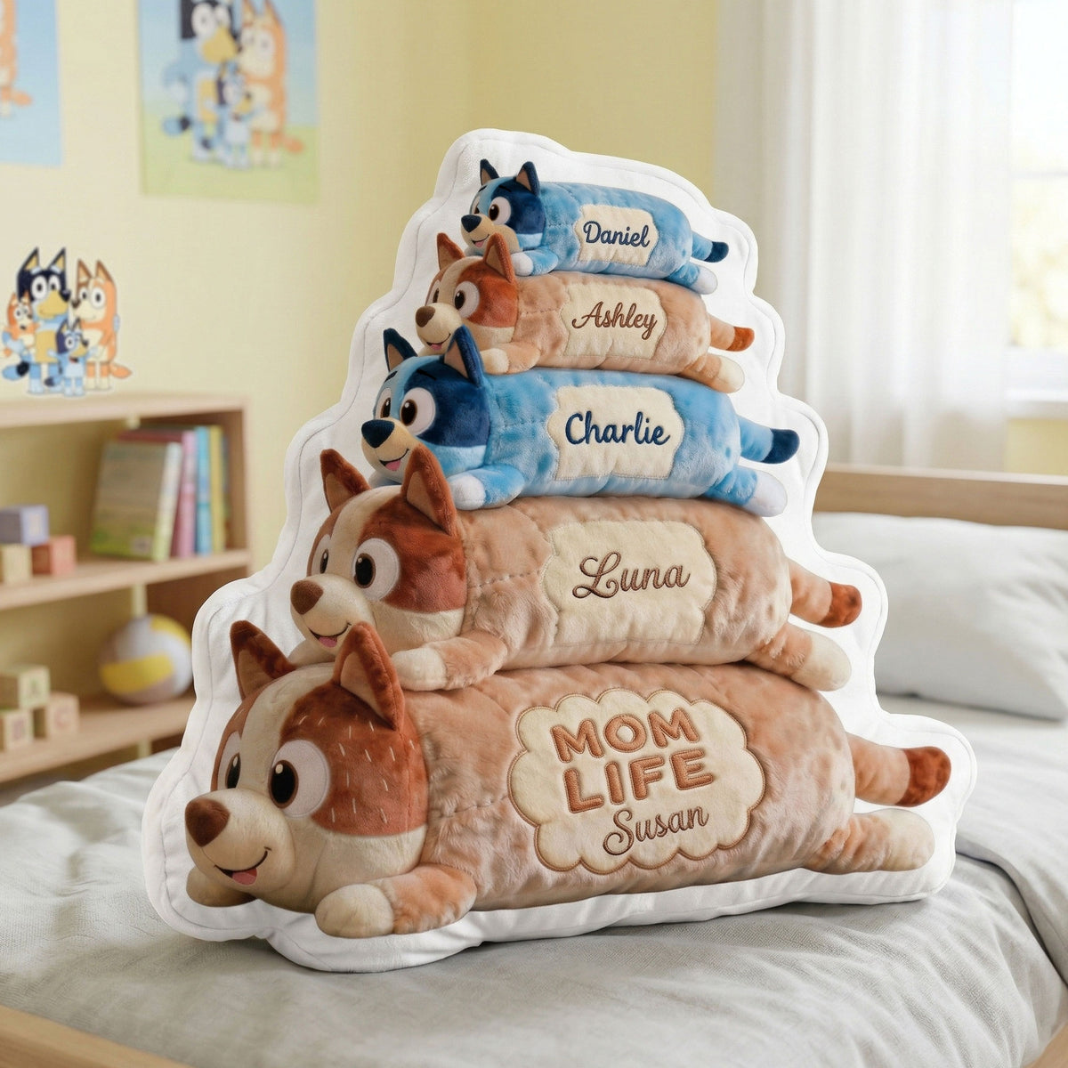 Fun Play With Mom Custom Shape Pillow, Personalized Gifts For Mom 02qhti110426-Homacus