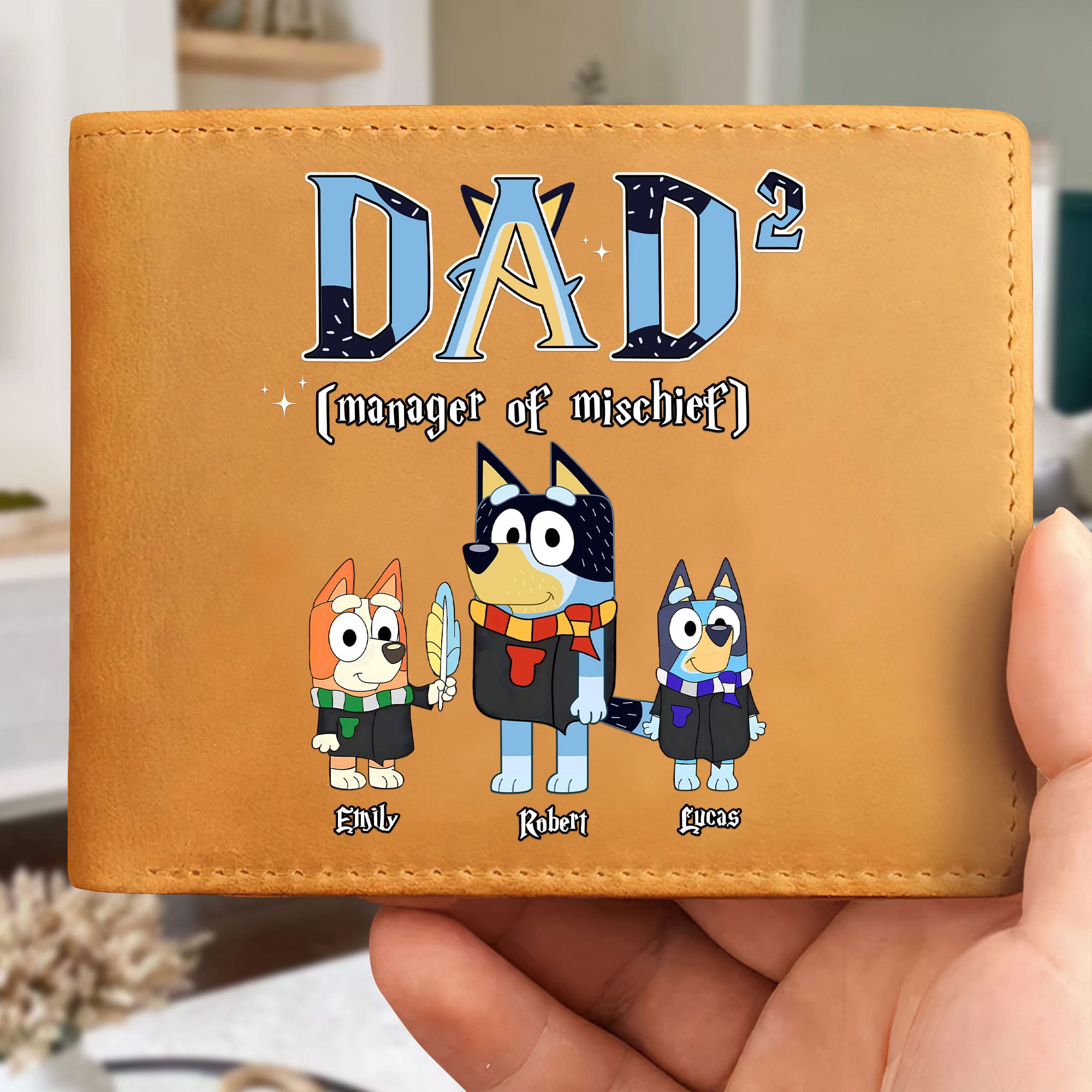 Personalized Gifts For Dad Leather Wallet 03HUTI160524-Homacus