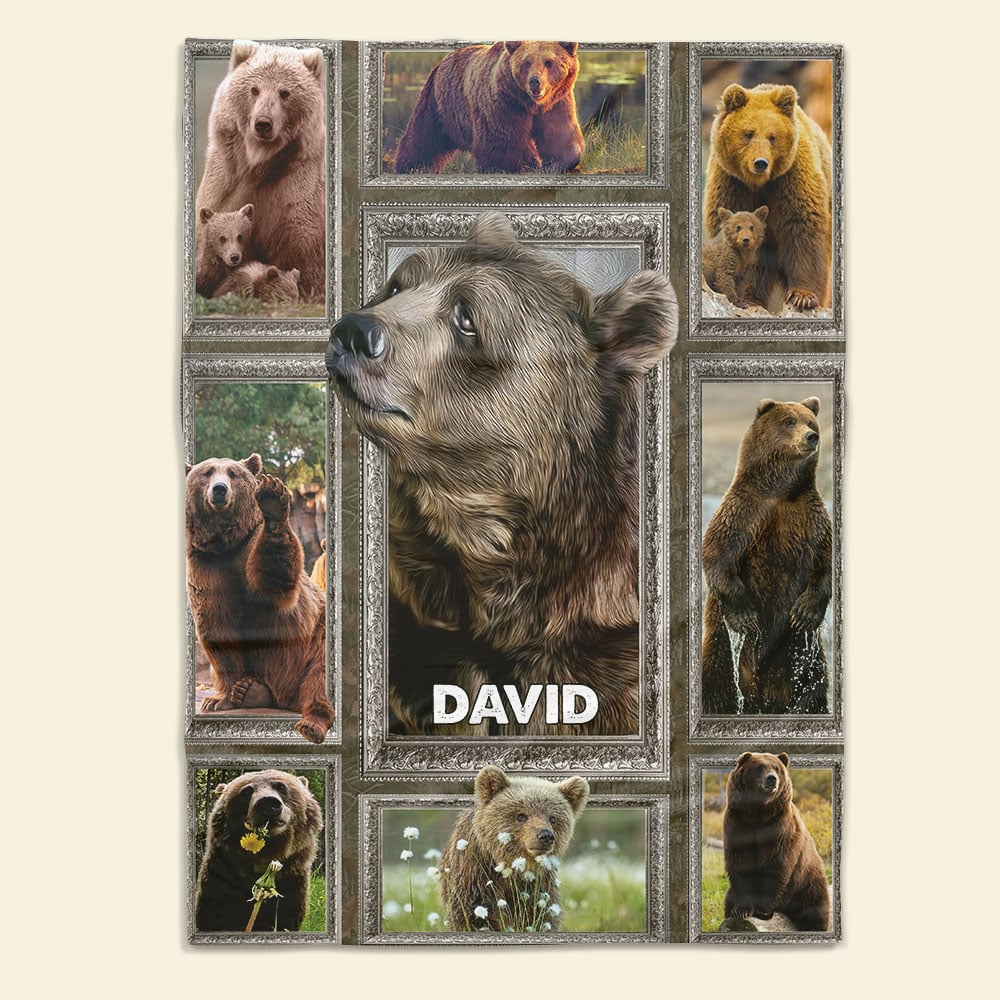 Personalized Gifts For Bear Lover Blanket 011qhti030125-Homacus