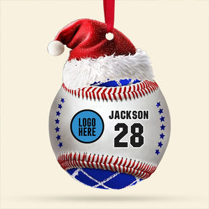 Personalized Gifts For Baseball Lovers Christmas Ornament 01huti061124-Homacus