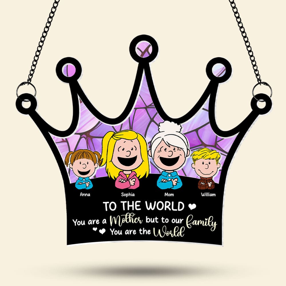 Personalized Gifts For Mom Suncatcher Ornament 02xqti251224-Homacus