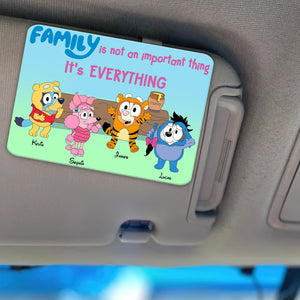 Personalized Gifts For Family Car Visor Clip Family Is Not An Important Thin, It's Everything 03kati100624-Homacus